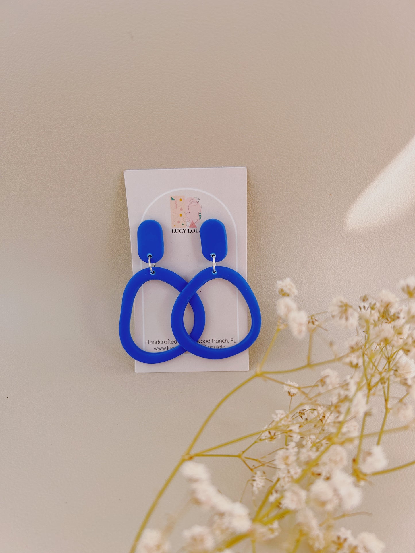 Abstract Hoops - medium - Ultramarine Blue