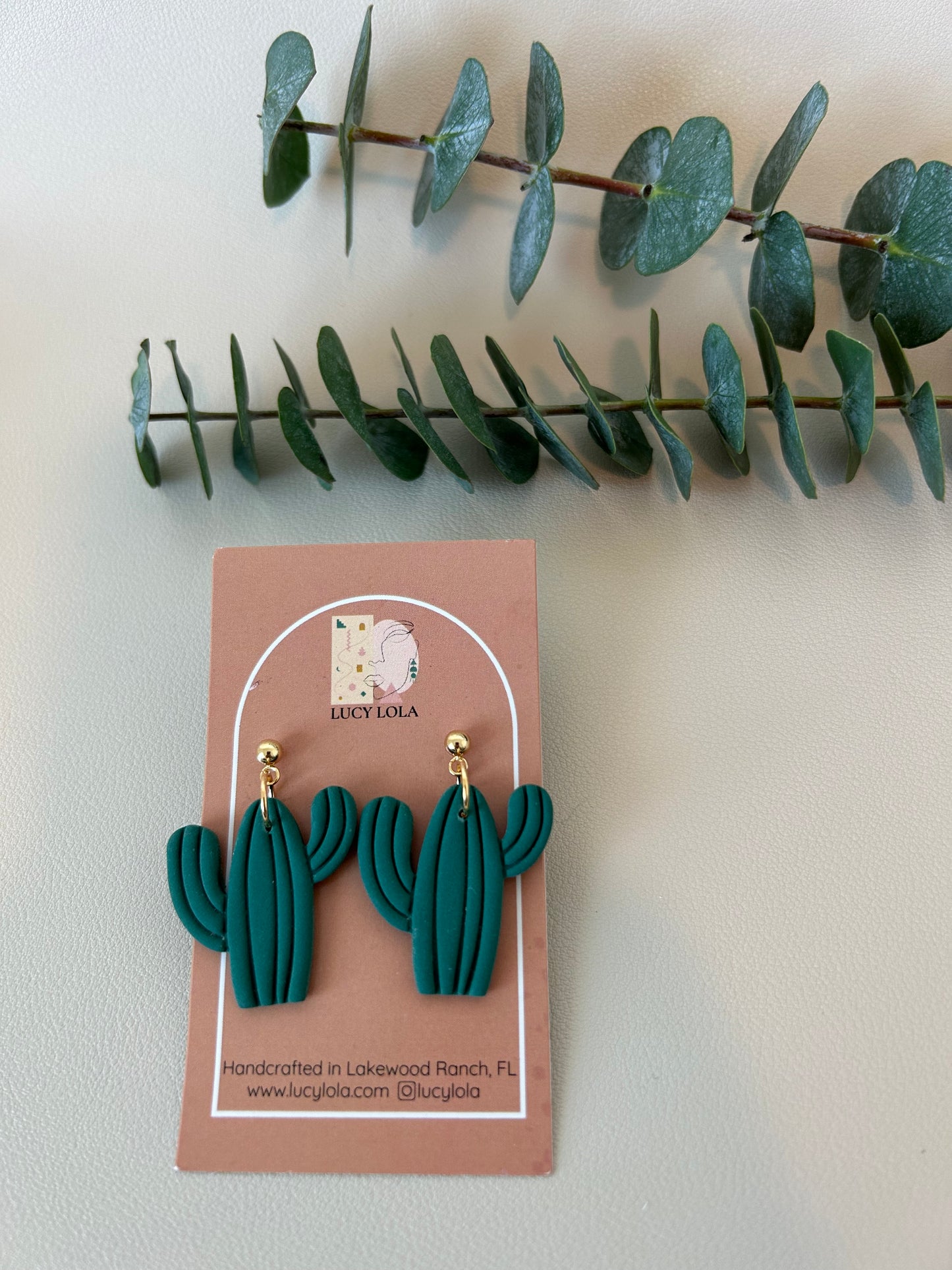 Cactus Plant - Forrest Green - LucyLola