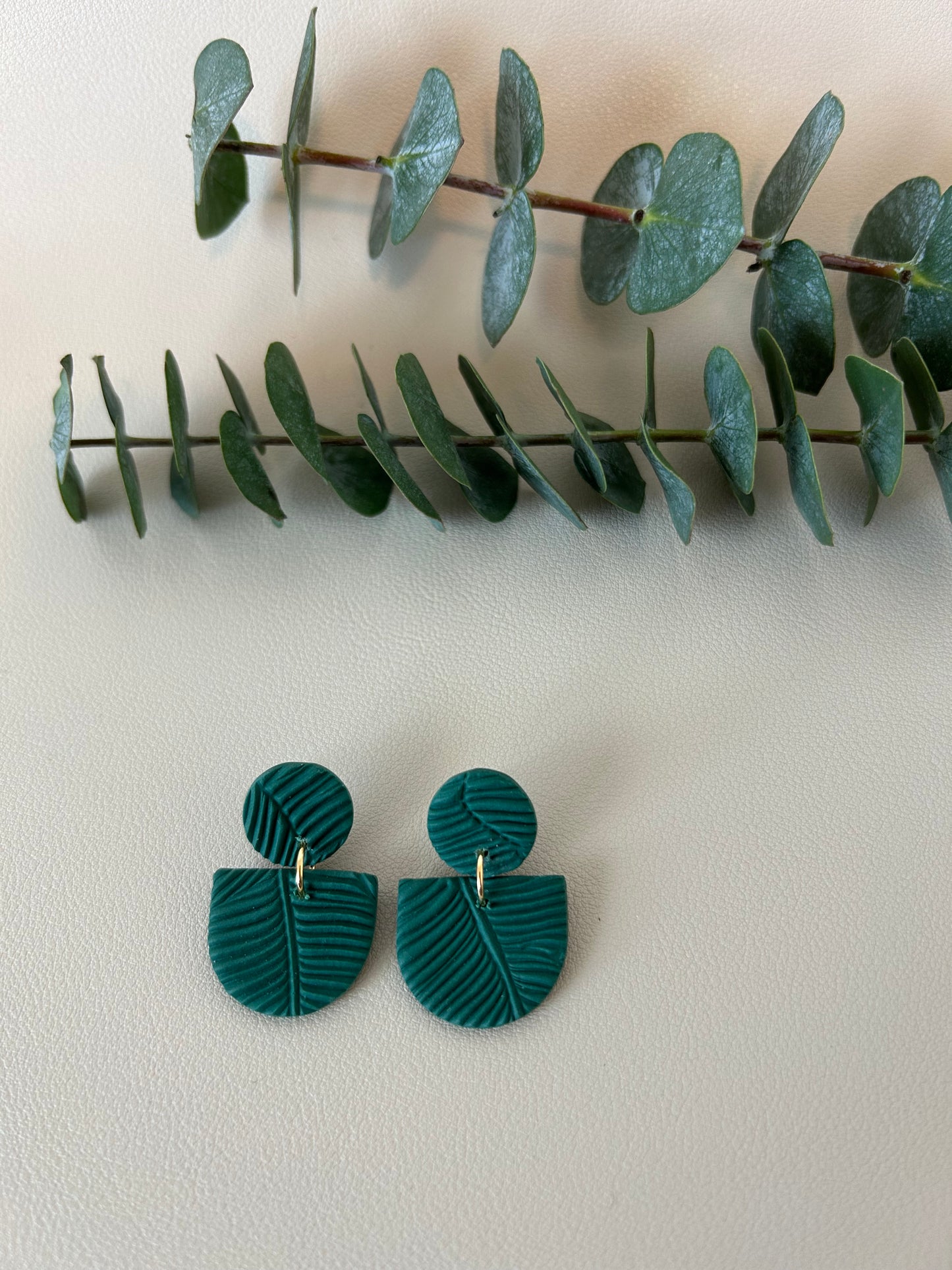 The Aria - Palm Leaf Texture - Forrest Green - LucyLola