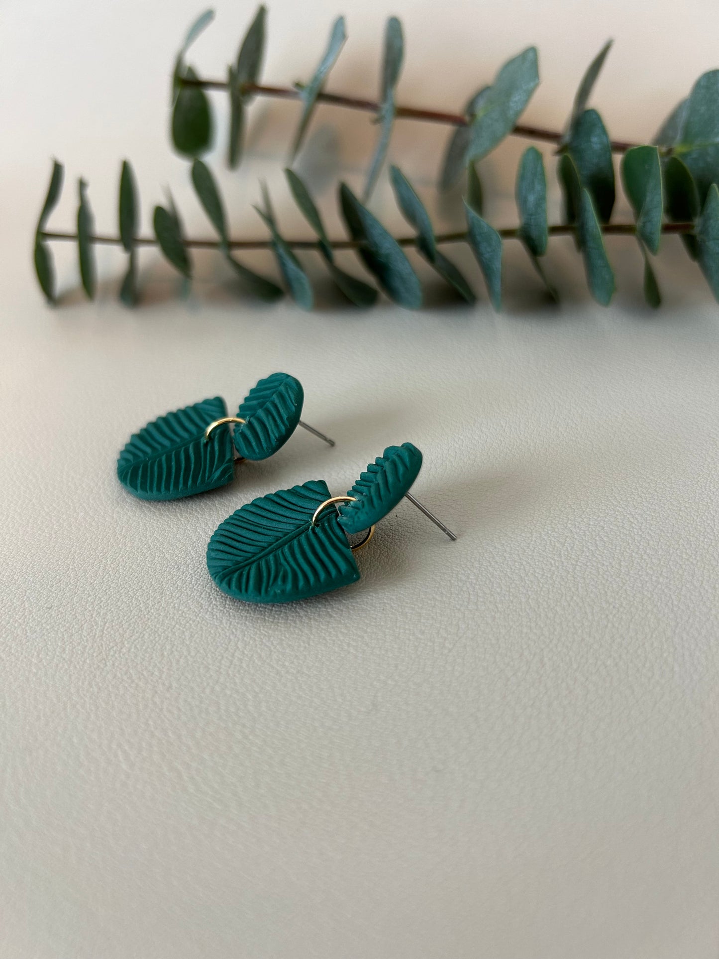 The Aria - Palm Leaf Texture - Forrest Green - LucyLola