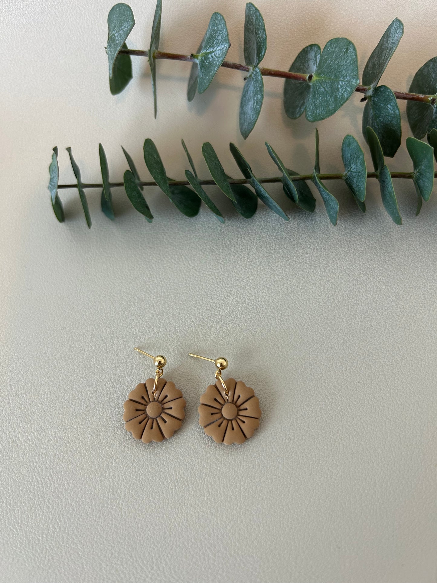 Mini Flowers - Camel - LucyLola