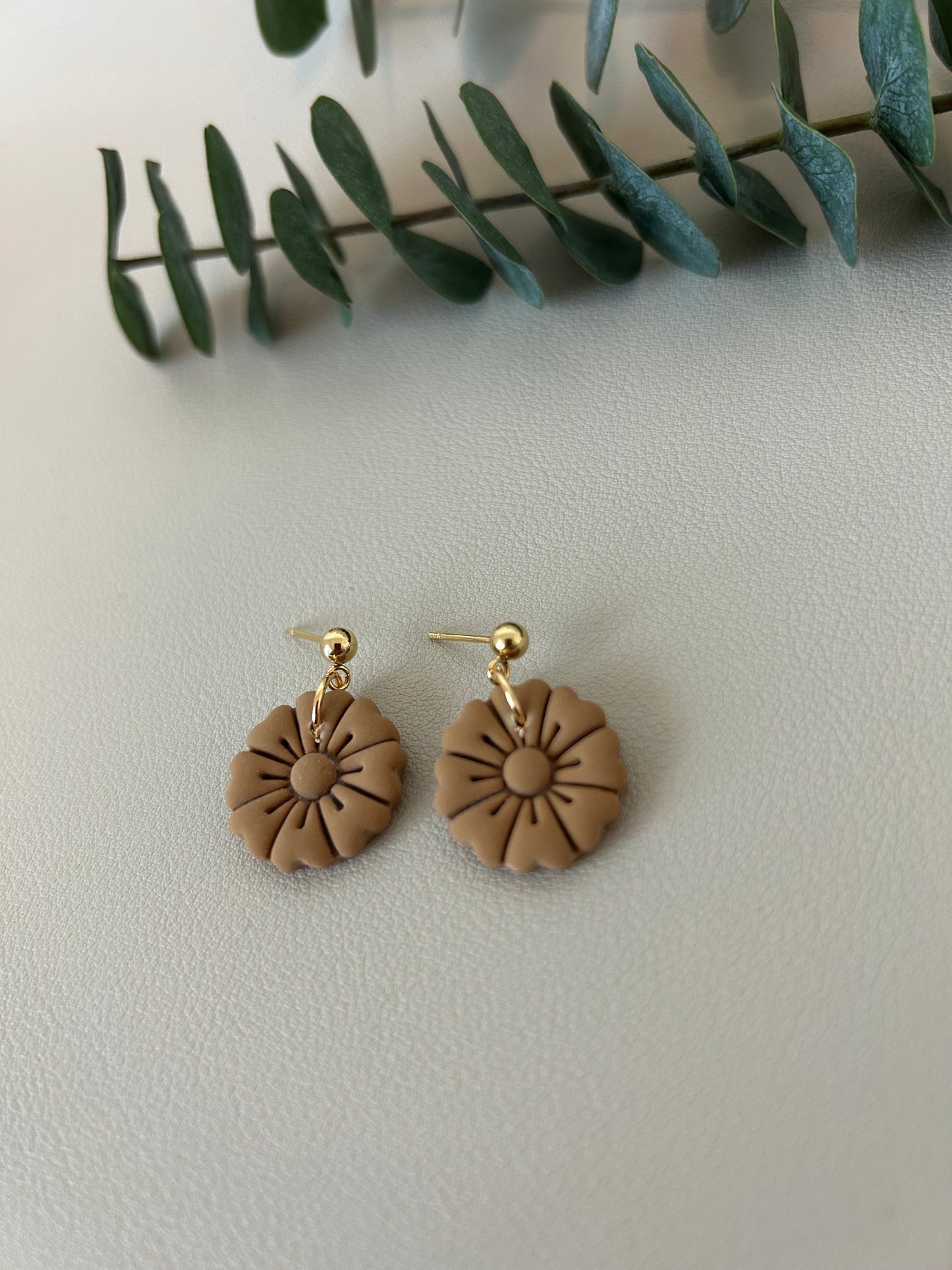 Mini Flowers - Camel - LucyLola