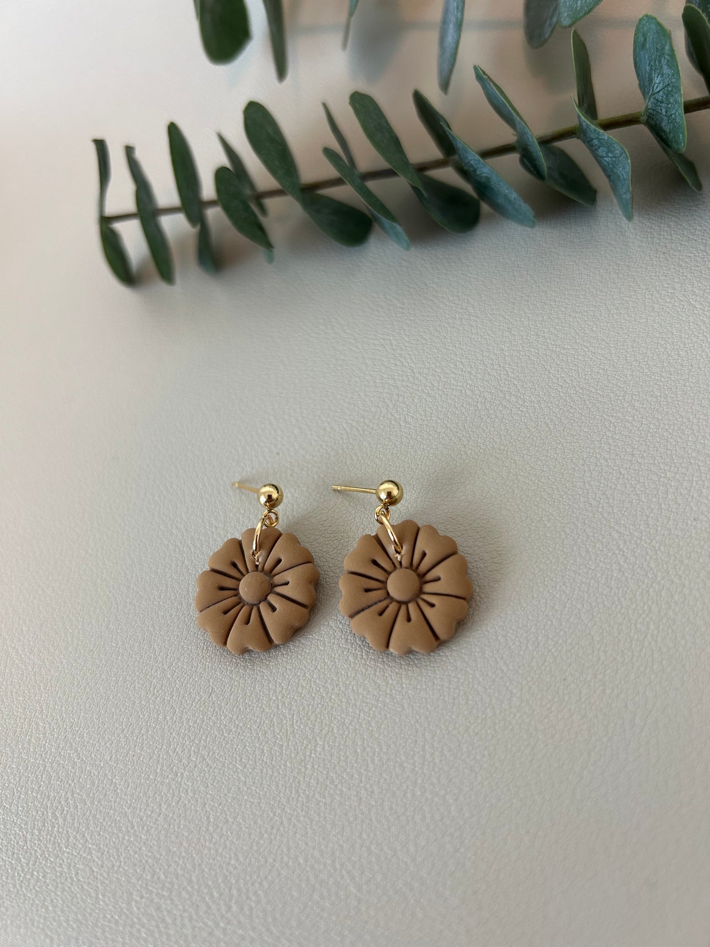 Mini Flowers - Camel - LucyLola