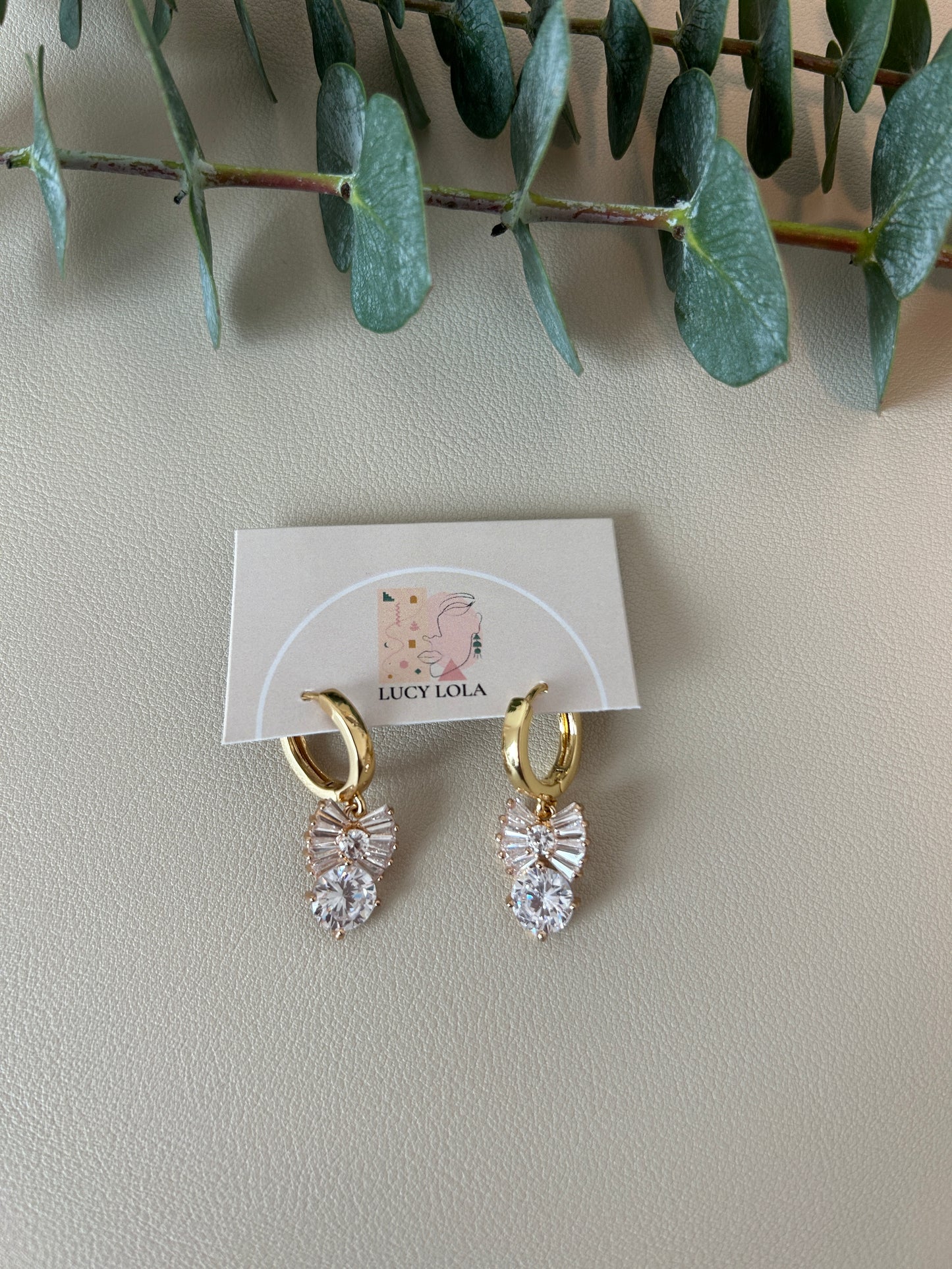 CZ Huggie Hoops - Style 1 - LucyLola