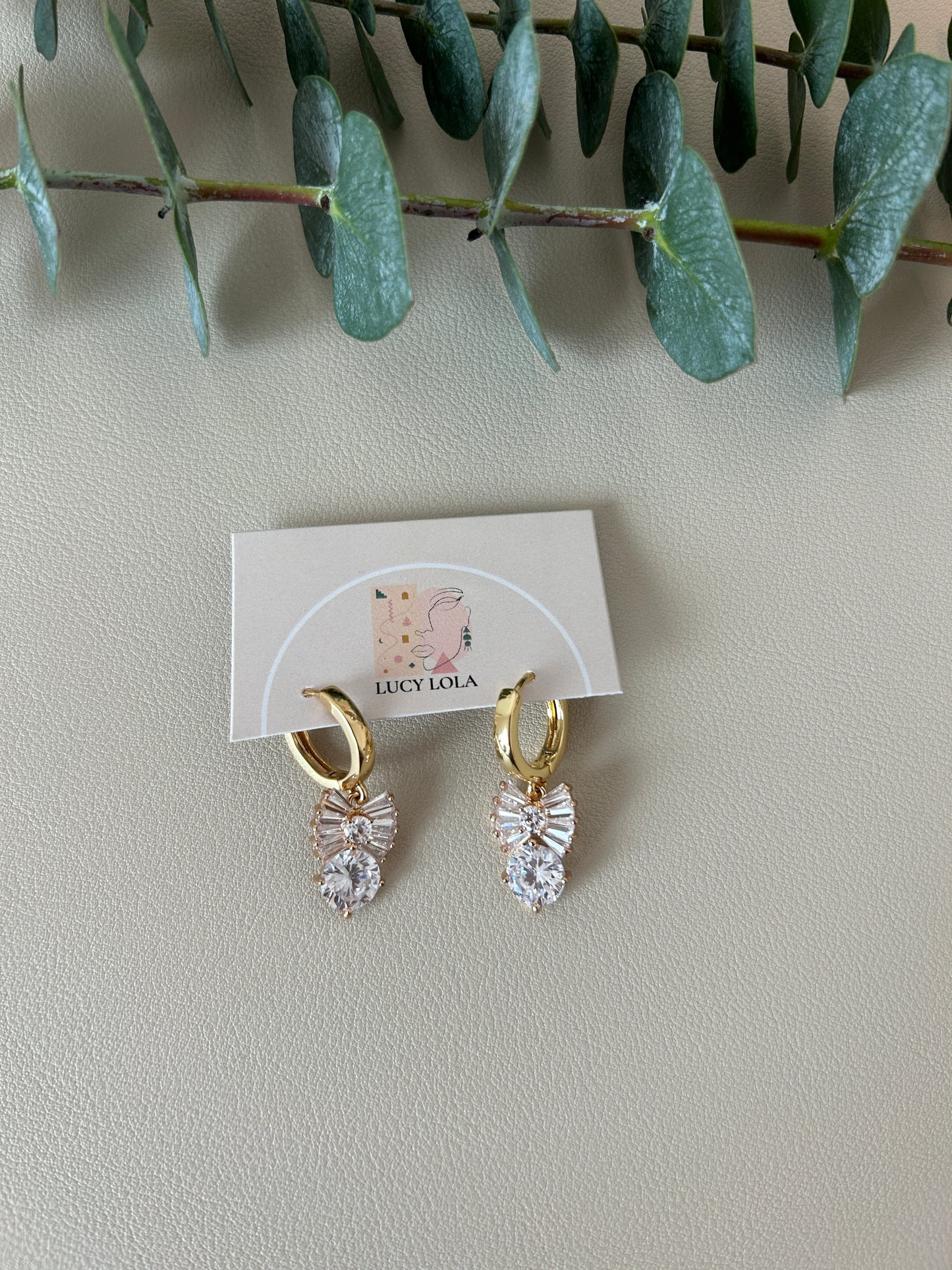 CZ Huggie Hoops - Style 1 - LucyLola