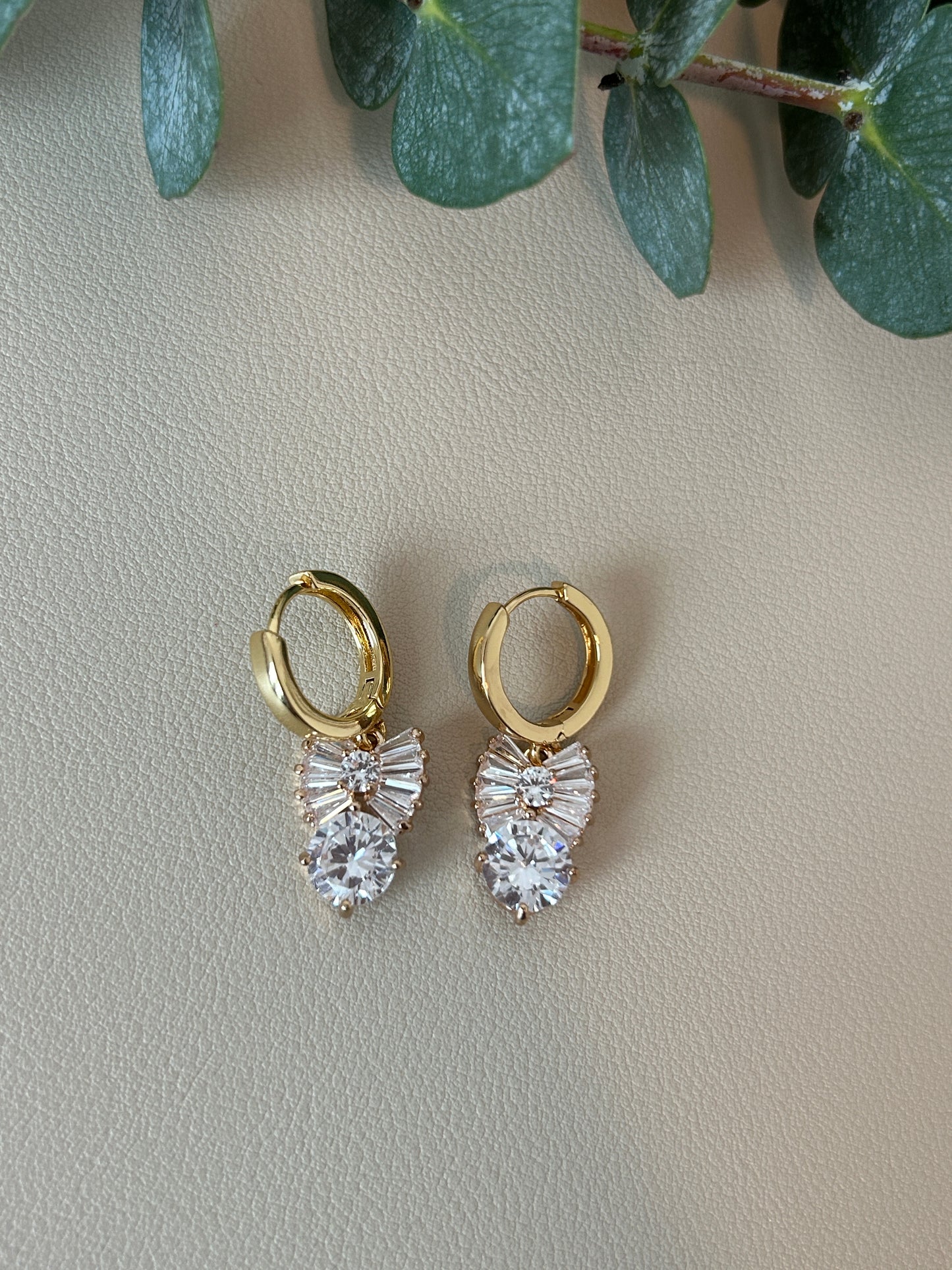 CZ Huggie Hoops - Style 1 - LucyLola