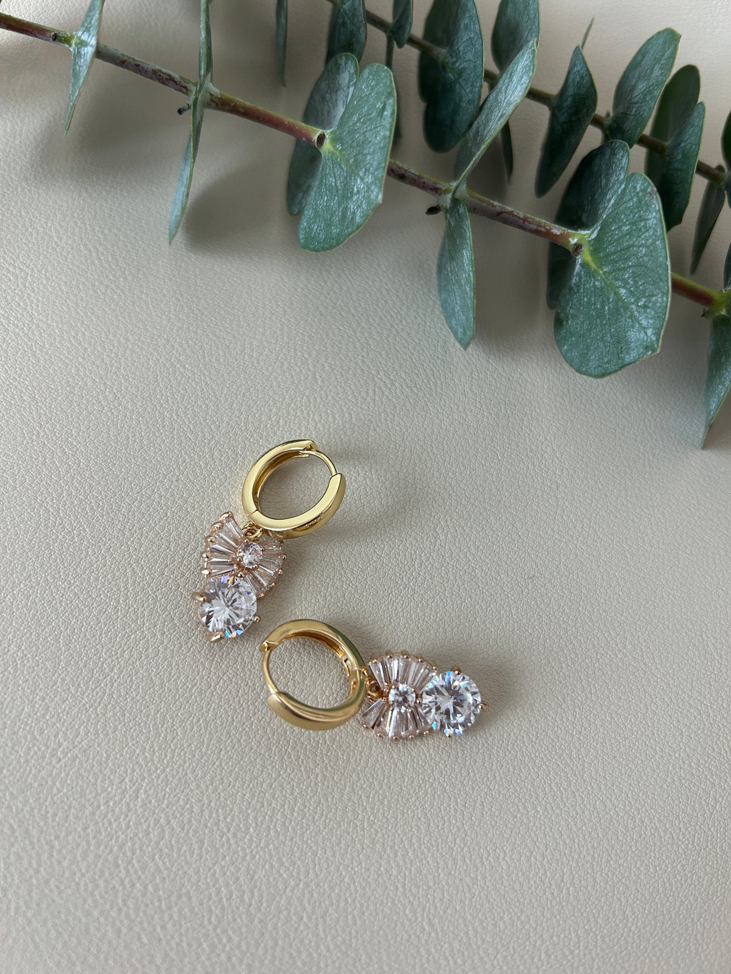 CZ Huggie Hoops - Style 1 - LucyLola