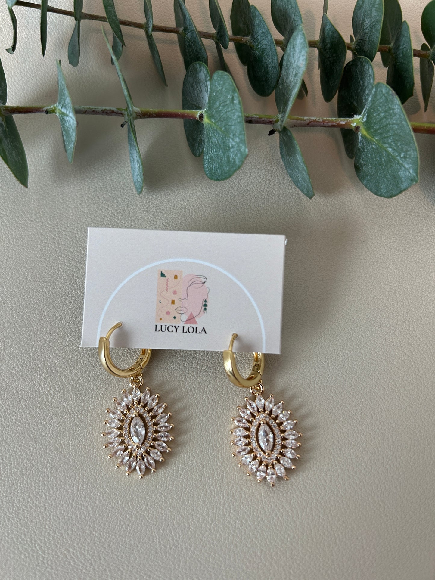 CZ Huggie Hoops - Style 2 - LucyLola
