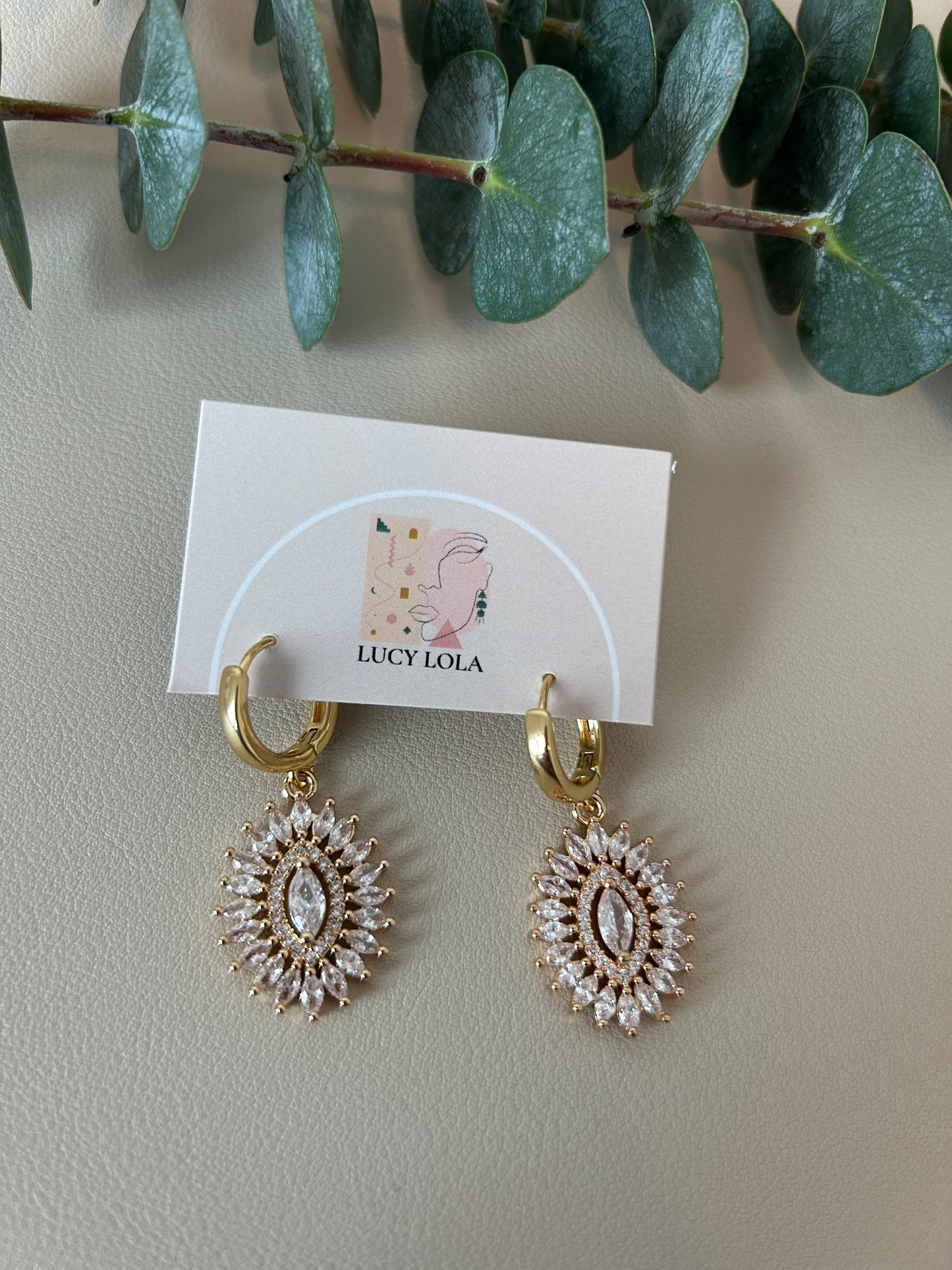 CZ Huggie Hoops - Style 2 - LucyLola