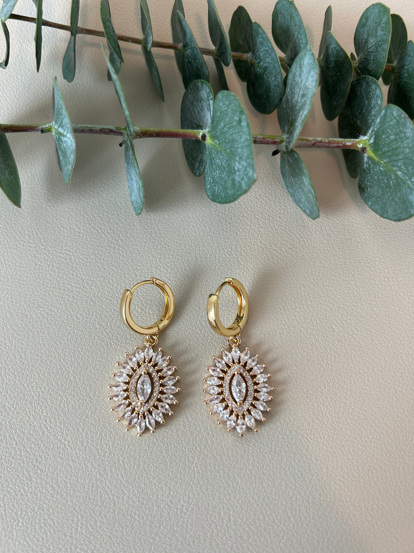 CZ Huggie Hoops - Style 2 - LucyLola
