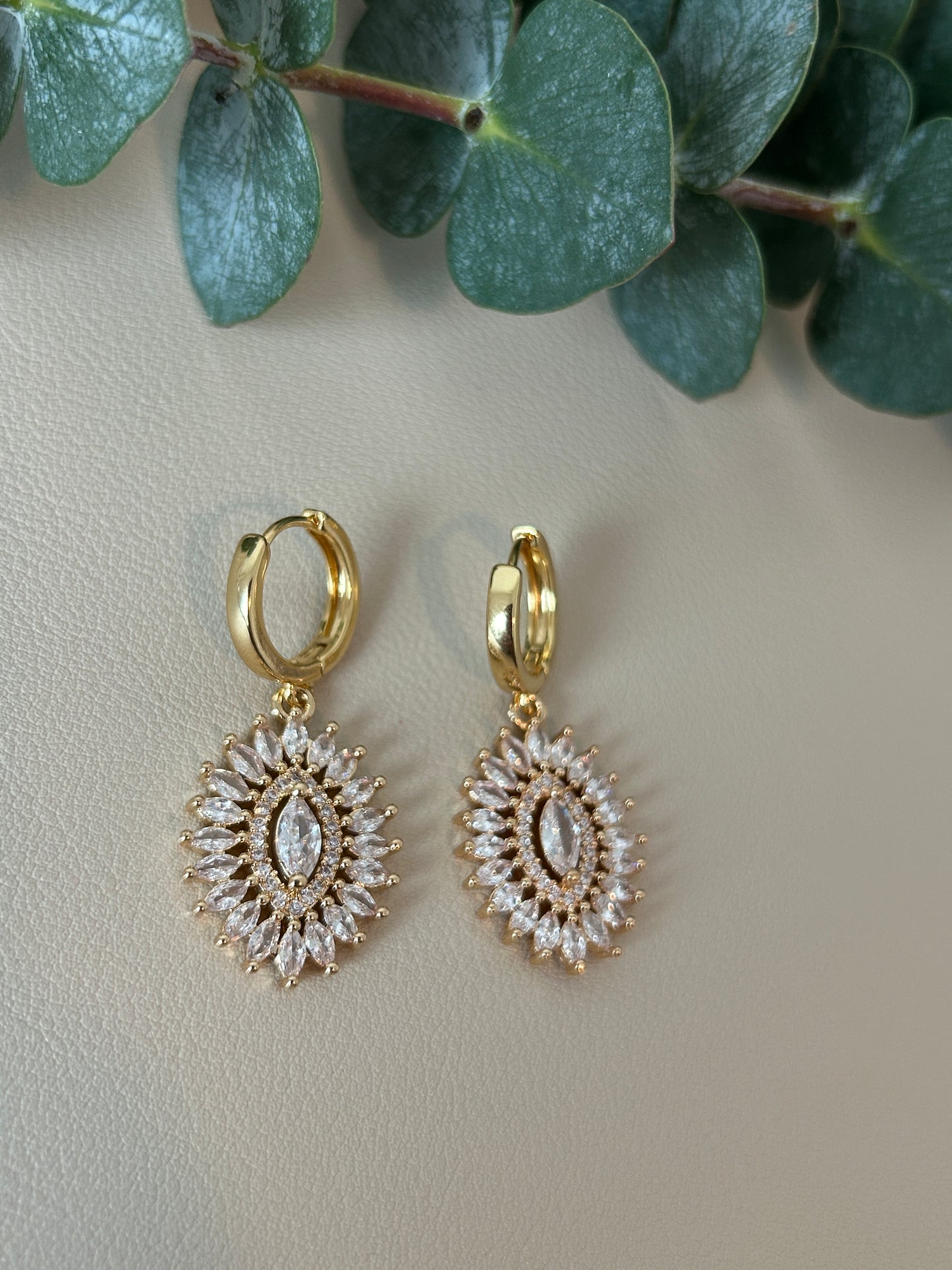 CZ Huggie Hoops - Style 2 - LucyLola