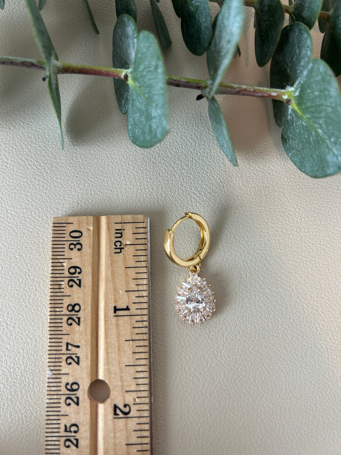 CZ Huggie Hoops - Style 3 - LucyLola