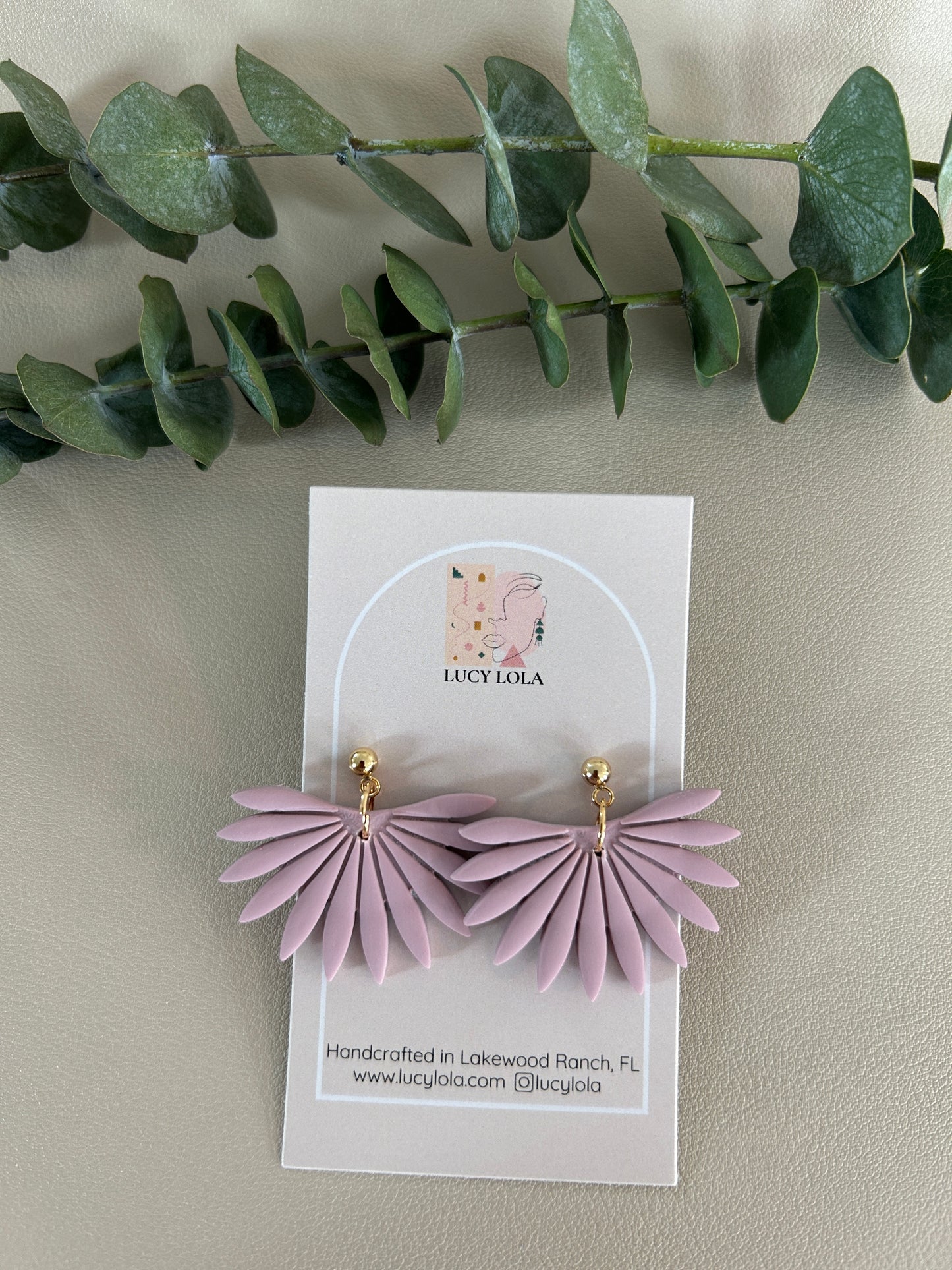 The Palm - Dusty Pink - LucyLola