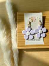 Load image into Gallery viewer, Flower Dangles - Lilac/White - LucyLola 
