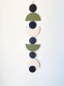 Selene Wall Hanging - Olive/Black/Off White - LucyLola 